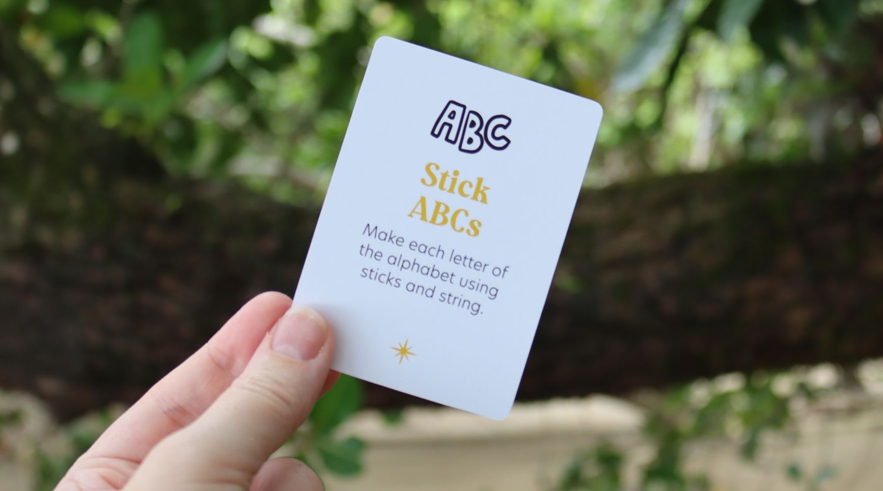 Stick ABCs: Craft the Alphabet from Nature